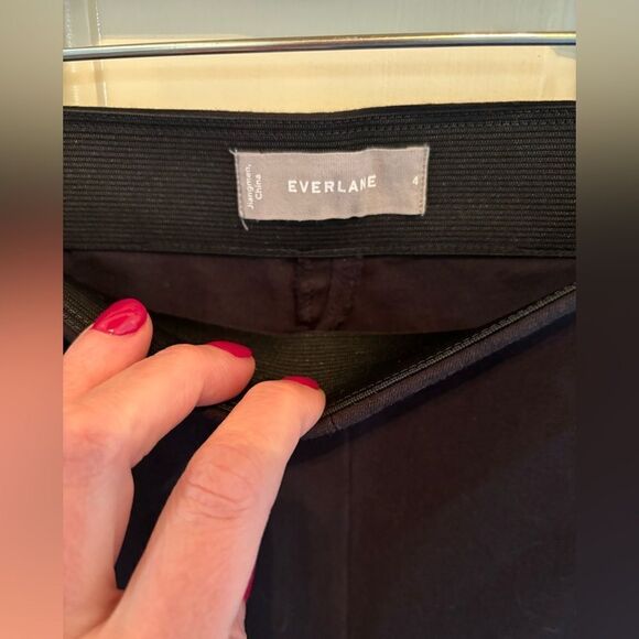 Everlane Black Side Zip Ankle Pants size 4 - Picture 4 of 9